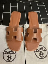 Hermes Oran Slip-On Sandals Women Size EU 38/...