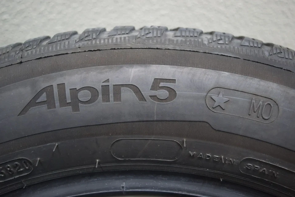 4x Michelin Alpin 5 MO* 225 55 R17 97H M+S  Winterreifen DOT20 +4,8mm S734S - Bild 4 von 4