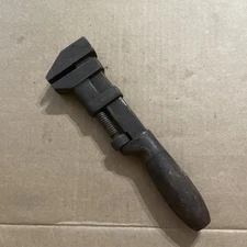 VTG J.H. Williams & Co 8-1/4” inch Wood Handle Monkey Wrench!