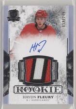 2017-18 Upper Deck The Cup Rookie 99/249 Haydn Fleury #156 Patch Auto a2v