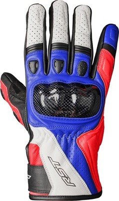 RST RST Stunt 3 CE Handschuhe - Rot/Weiß/Blau