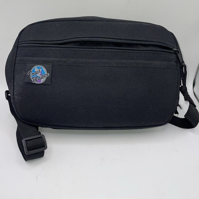 #ad Trail Maker Converting Bag To Fanny Pack or Shoulder Strap Black Canvas 10x6 $12.99
