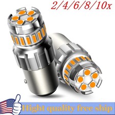 Auxito 1157a Yellow Amber Led Turn Signal Light Bulb Lamp 3156 Error Free 24x Auxito 1157a Yellow Amber Led Turn Signal Light Bulb Lamp 3156 Error Free 24x