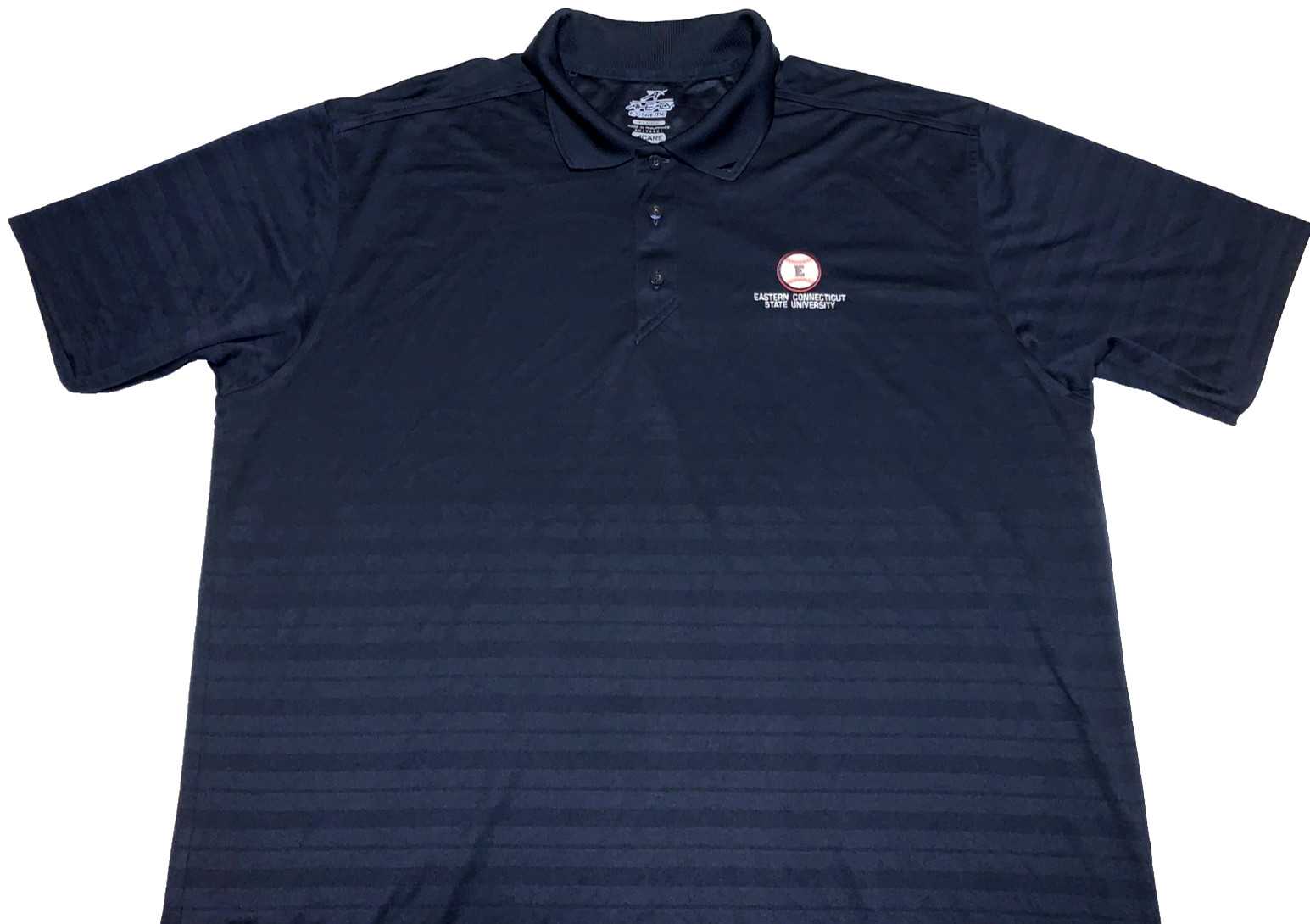 Vintage Eastern Connecticut State University Baseball Team Polo Shirt New! XL