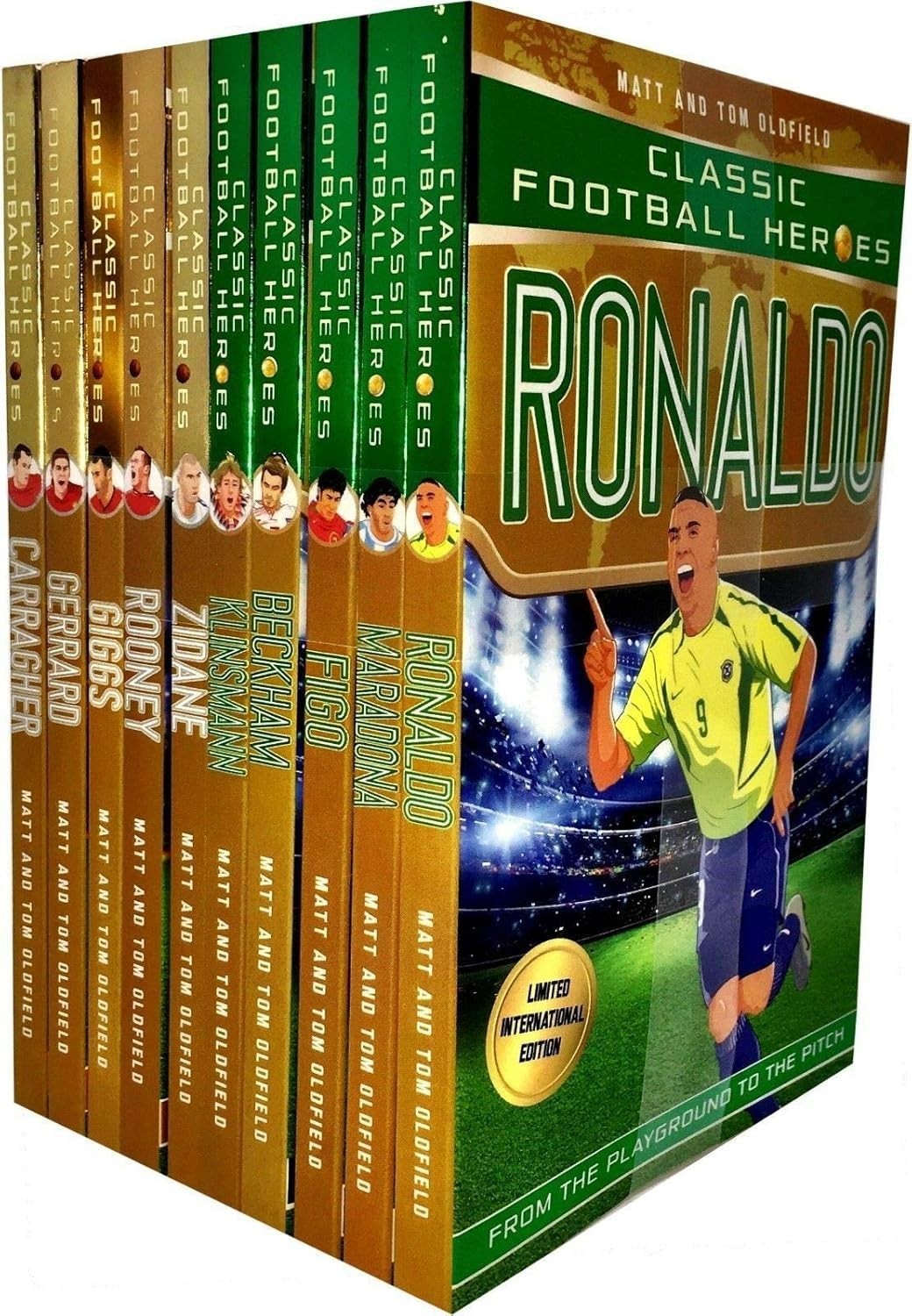Matt & Tom Oldfield Unisex Classic Football Heroes Legend Series Collection 10 Books Set By - Image 5