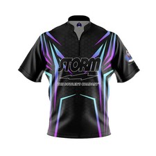 Personalized Name Storm Sport Gradient Bowling Jersey Shirts All Size
