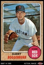 1968 Topps #581 Garry Roggenburk Red Sox 7 - NM
