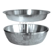 Toadfish Seafood Bowl - 12" - Stainless Steel - 2 Layer Serving Bowl
