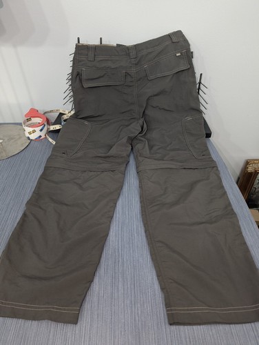 NWOT Rei Co-Op Sahara Convertible Pants Boys Size L Gray 29" X 26" Nylon Hiking - Picture 3 of 9