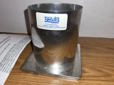 Vintage Yaley Metal Candle Making Mold 110202 Round 4”x4.5”