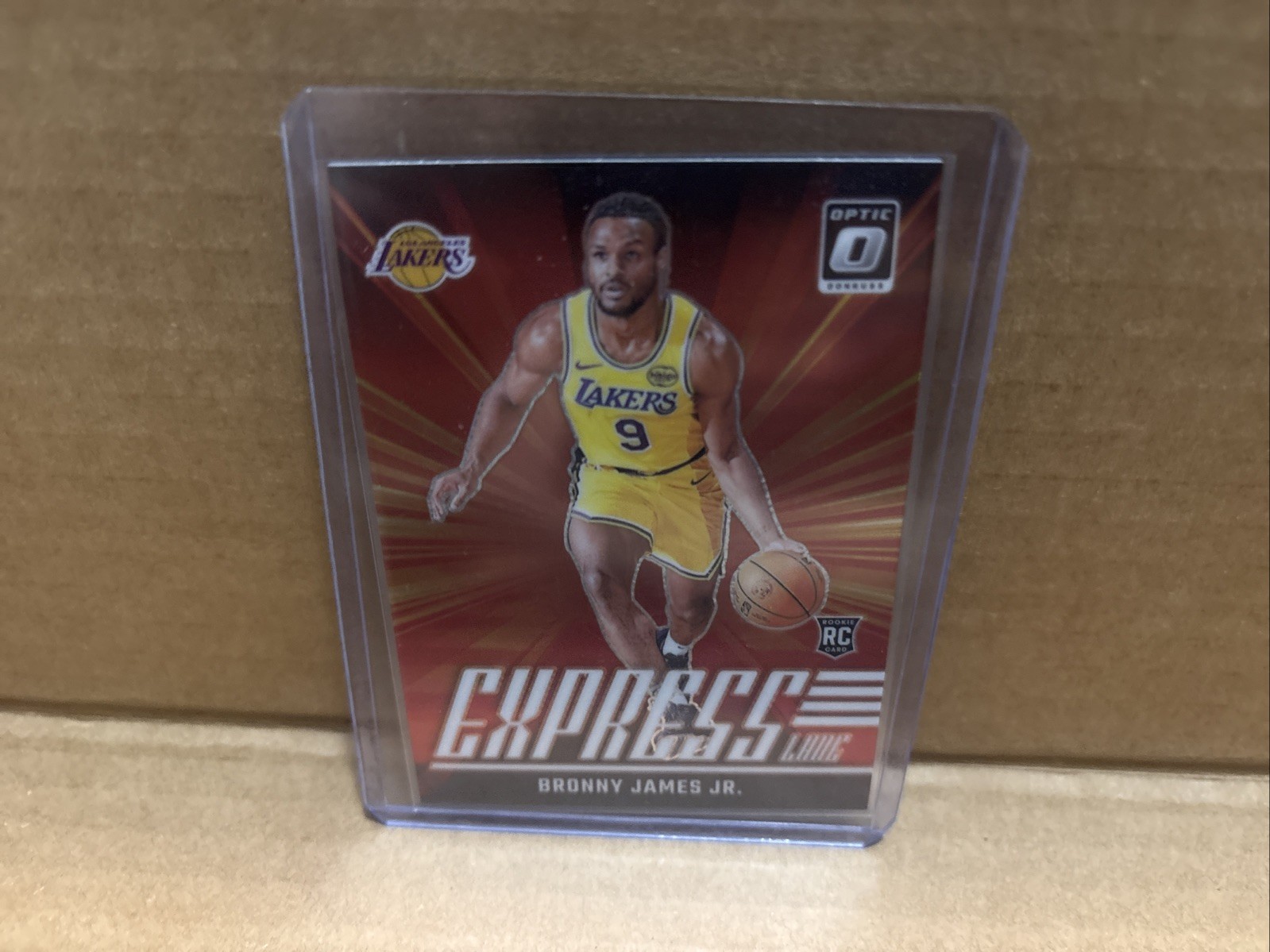 2024-25 Panini Donruss Optic - Express Lane Bronny James #4 Purple Prizm (RC)