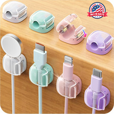 Clips para cables organizador de cables con resorte paquete de 6 Clips compactos