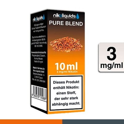 E-Liquid NIKOLIQUIDS Pure Blend 3 mg