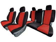 Fh Group Neoprene Seat Cover Fits 11-21 Jeep Grand Cherokee Red Frontrear