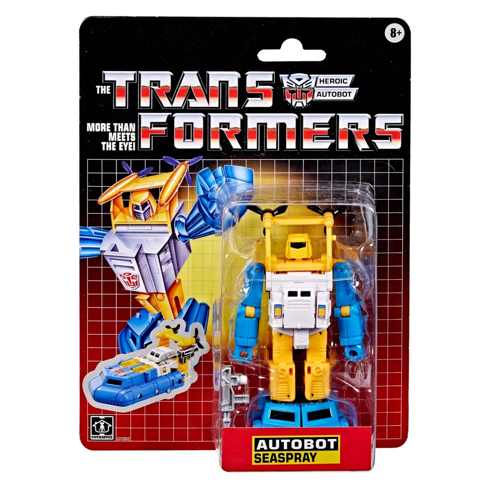 Transformers Retro Cardback Deluxe G1 Autobot Seaspray 251001 - Image 2 of 4