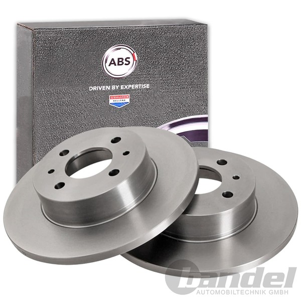 2X A.B.S. Bremsscheiben 257Mm Vorne Passend FüR Fiat Argenta Regata Ritmo-image