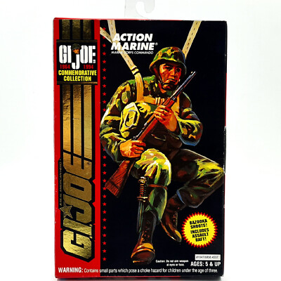 ACTION MARINE CORPS COMMANDO FIGURE 1993 G.I. JOE HASBRO COMMEMORATIVE GI OVP