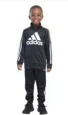Adidas Kids' 2-piece Active Set Outfit Boys Black NWT 2T