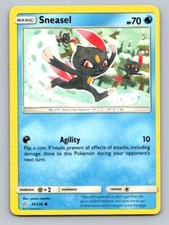 2019 Pokemon Card Cosmic Eclipse Sneasel 43/236