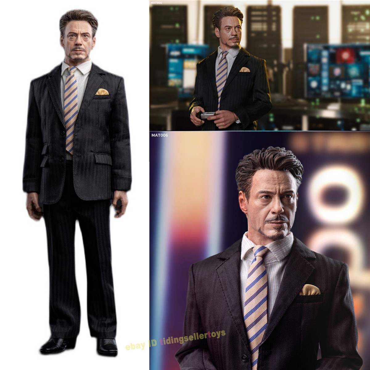 Mars Toys Iron Man Tony Stark Court Set 1/6 Action Figure