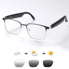 Occhiali Smart,Occhiali da Sole Polarizzati con Altoparlante Bluetooth,per Atletica/Outdoor