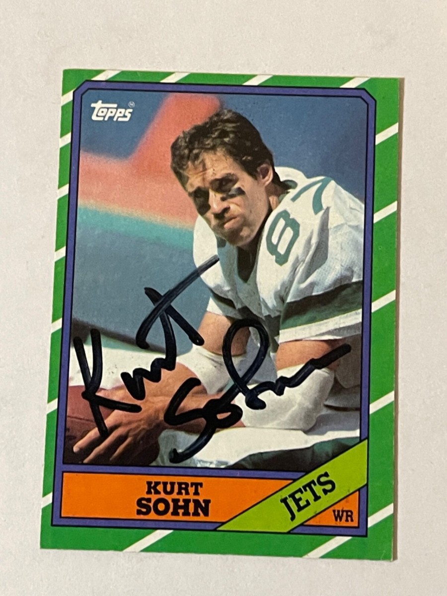 New York Jets KURT SOHN Signed Card | eBay