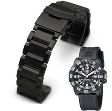 Metal Replacement Watch Band Luminox EVO Navy SEAL Colormark 3050 3051 BO 5002