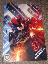 Sonic the Hedgehog 3 - 12x18 Promo Movie POSTER
