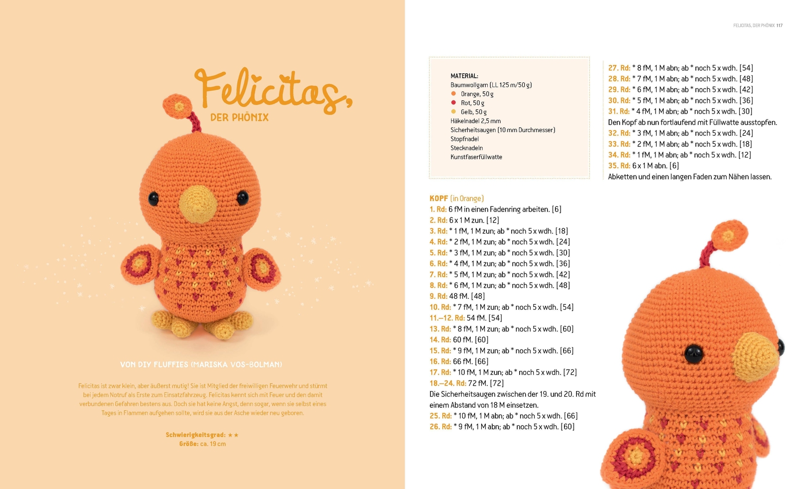 Thumbnail - Fantastische Häkelfreunde | Amigurumipatterns. Net | Buch | 128 S. |