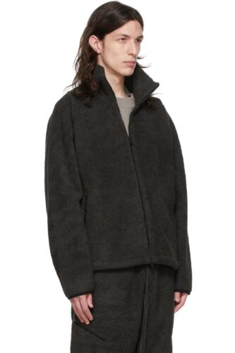 Fear of God Essentials Polar Fleece Full Zip jacket Iron Size L - Picture 2 of 4