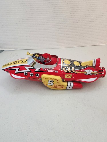 Schylling Flash Gordon Brillante Cohete Barco de Lucha Juguete Usado LEER - Imagen 14 de 18