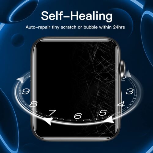 6-Pack Soft Screen Protector Film for Apple Watch Series 10/9-1/SE/Ultra 2/1 - Picture 5 of 12
