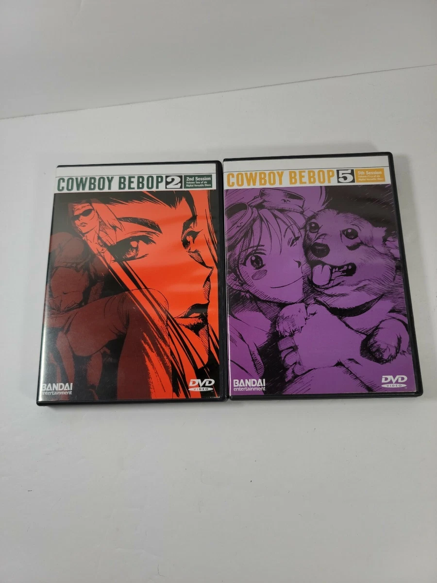 Cowboy Bebop Lot of 2 DVD - Sessions 2 & 5 S2