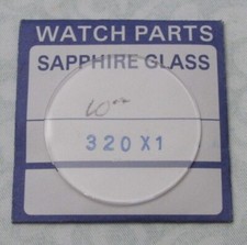 .8/1.2 /1.5/2mm SAPPHIRE WATCH CRYSTAL CHOOSE DIAMETER 15-32.5mm  THICKNESS MG2