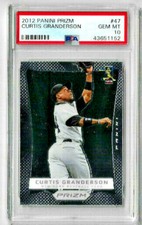 2012 Panini Prizm Curtis Granderson PSA 10