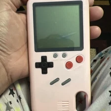 iPhone XS Max Retro HD Color Gameboy Rechargeable Phone Case