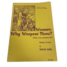 Women Why Weepest Thou Weib was Weinest du Keidrich Schutz Sheet Music 97-6369