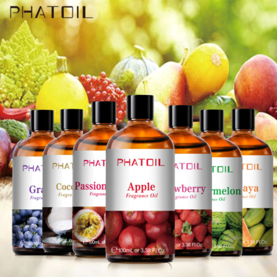 100ml Aromatherapie Duftöl Fruchtduftöl Ätherisches Öl für Diffuser,Kerze,Seife