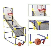 Indoor Basketball Hoop Arcade Game Room Kids Goals Ball pump Family Gift NEW