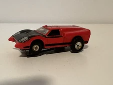 Aurora T-Jet Red Ford J Car SLOT CAR (UNTESTED)