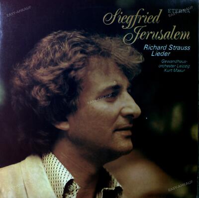 Siegfried Jerusalem, G. Leipzig, K. Masur - Richard Strauss Lieder GDR LP '