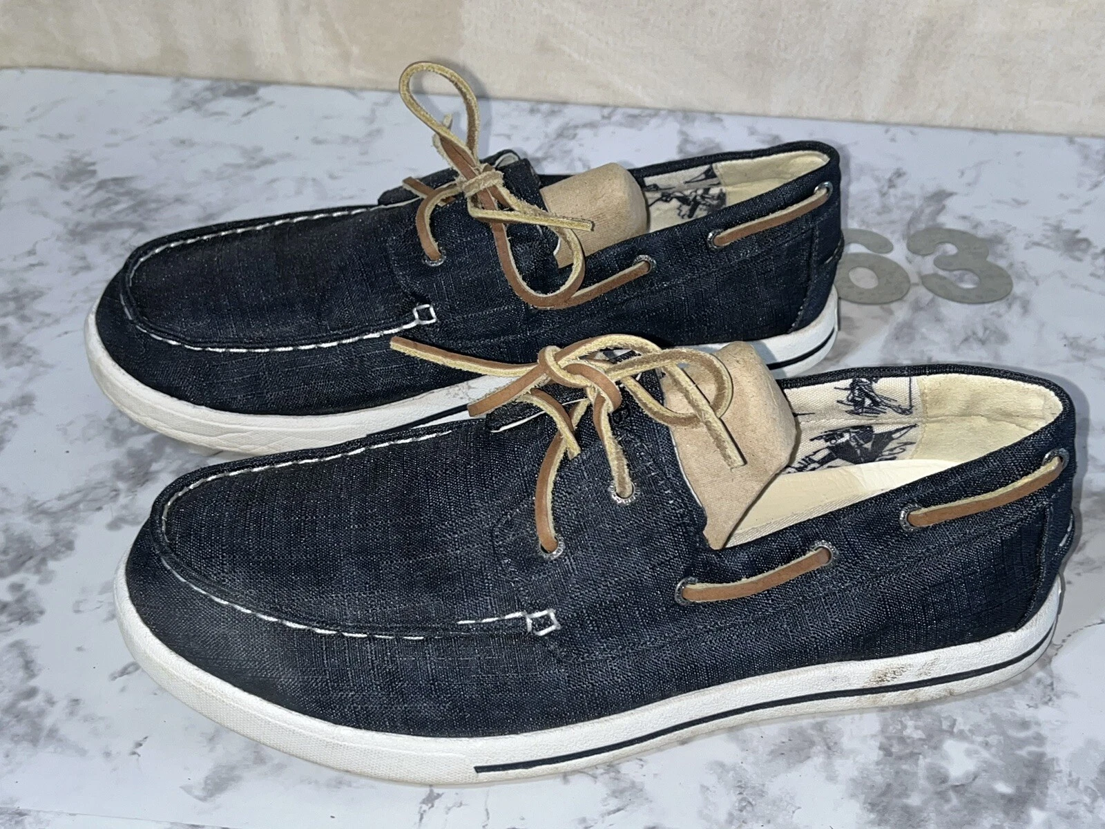 LL BEAN Men’s Sunwashed Canvas Sneakers 2 Eye Lace Boat Shoes CHARCOAL 8.5
Opens in a new window or