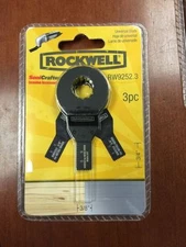 Rockwell RW9252.3  Plunge cutter 3/8" x 3/4" Depth Package of 3 Universal Blades