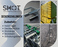 150 m² ceiling formwork including supports wooden girder tripods four heads...