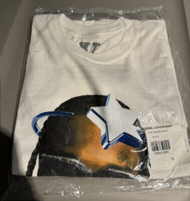 NEW Pop Smoke x VLONE Halo Tee White T-Shirt Size Small S | eBay