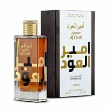 Lattafa Ameer Al Oud Intense Oud for Unisex Eau de Parfum Spray, 3.4 Ounce