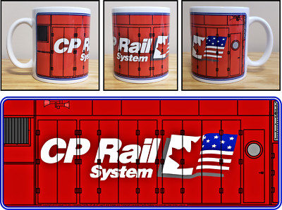 Canadian Pacific (CP) CP Schienensystem Logo - 11 Unzen Keramik Kaffeebecher