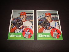 Tyler Clippard Nationals 2012 Topps Heritage #263 Signed Authentic Autograph 920
