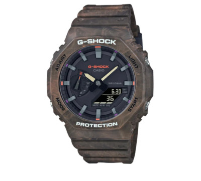 G-Shock Analog-Digital Men's Green Resin Band INT-GA-2100FR-5ADR Wrist Watch