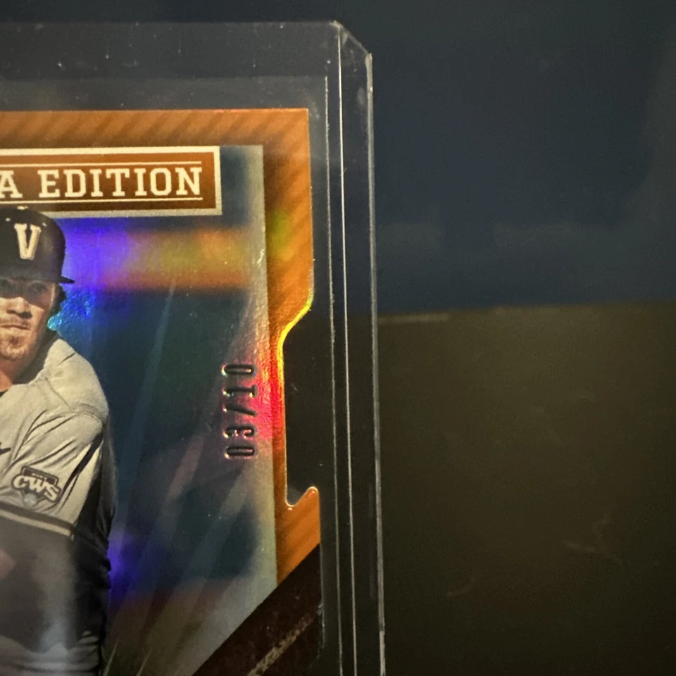 2015 Panini Elite Extra Edition #2 Dansby Swanson Status Orange Die- Cut /10 - Image 3 of 4